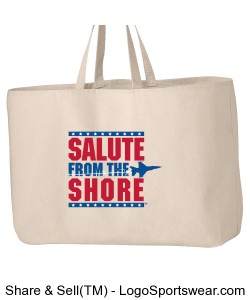 Port Authority� Ideal Twill Jumbo Tote Bag Design Zoom